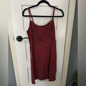 John Galt / Brandy Melville Red and White floral mini dress